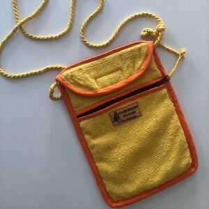Dopamine Yellow Orange Colorblock Crossbody Purse/Bag- NWOT. Playful Fun